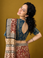 AJRAKH Hand Block Printed Blouse