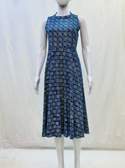 Indigo Dyed Halter Neck Dress