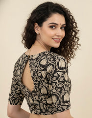 Kalamkari Hand Block Printed Cotton Blouse