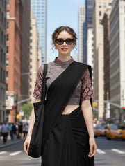 Patchwork AJRAKH Printed Cotton Blouse