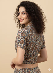 Kalamkari Hand Block Printed Blouse
