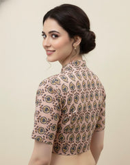 Sanganeri Hand Block Printed Cotton Blouse