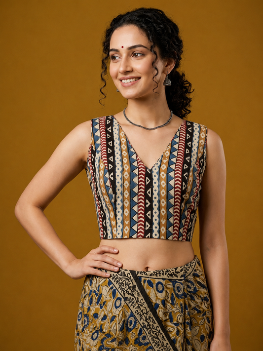 Hand Block Printed Blouse