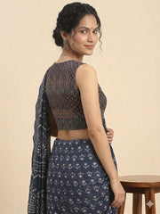 Patchwork AJRAKH Printed Cotton Blouse