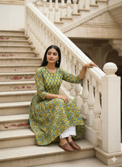 Sanganeri Print Kurti