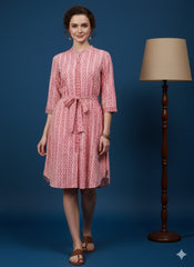 Hand Block Printed Tunic Dress