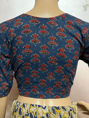 AJRAKH Hand Block Printed Blouse