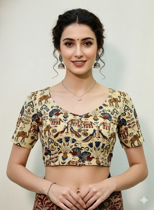 Hand Block Printed Blouse