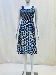 Indigo Dyed Strap Dress