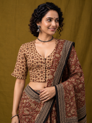 AJRAKH Hand Block Printed Blouse