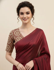 Kalamkari Hand Block Printed Cotton Blouse