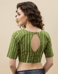 Shibori Art Hand Block Printed Blouse