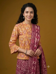 Hand Block Printed Koti Blouse