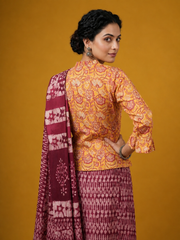 Hand Block Printed Koti Blouse