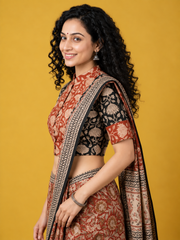 Kalamkari Hand Block Printed Blouse