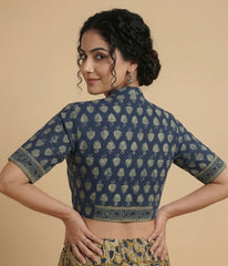AJRAKH Hand Block Printed Blouse