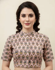 Sanganeri Hand Block Printed Cotton Blouse