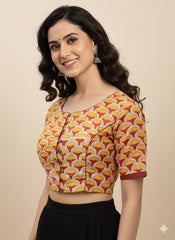 Hand Block Printed Blouse