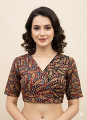 Kalamkari Hand Block Printed Blouse