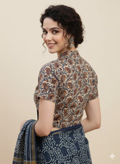 Kalamkari Hand Block Printed Blouse