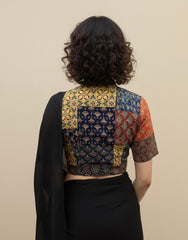 Patchwork AJRAKH Printed Cotton Blouse