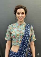Kalamkari Hand Block Printed Blouse