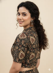 Kalamkari Hand Block Printed Blouse