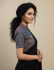 Patchwork AJRAKH Printed Cotton Blouse