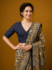 AJRAKH Hand Block Printed Blouse
