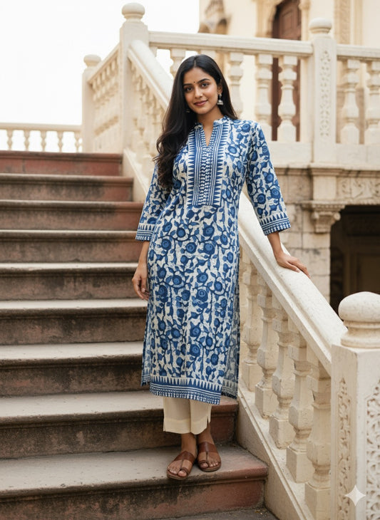 Indigo Dyed Kurti