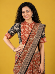 Kalamkari Hand Block Printed Blouse