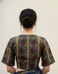 Kalamkari Hand Block Printed Padded Blouse