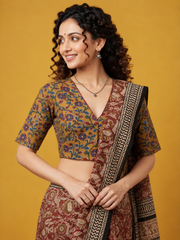 Kalamkari Hand Block Printed Blouse