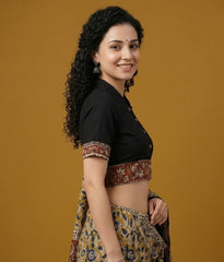Kalamkari Border Blouse