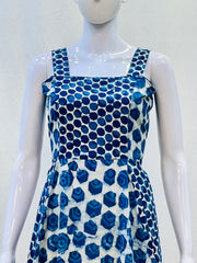 Indigo Dyed Strap Dress