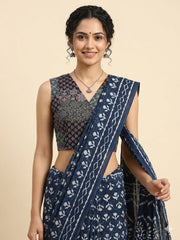 Patchwork AJRAKH Printed Cotton Blouse