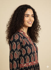 Hand Block Kalamkari Dress