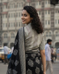 Hand Block Printed Collared Blouse