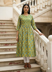 Sanganeri Print Kurti
