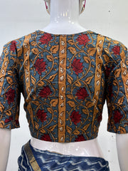 Kalamkari Hand Block Printed Padded Blouse