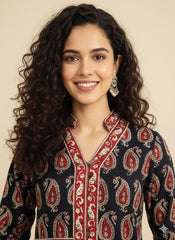 Hand Block Kalamkari Dress