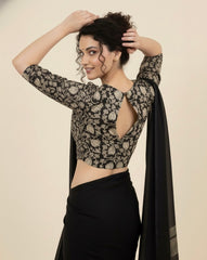 Kalamkari Hand Block Printed Cotton Blouse