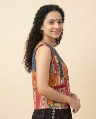 Kantha Hand Stitched Jacket Blouse