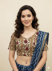 Kalamkari Hand Block Printed Blouse