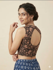 Kalamkari Hand Block Printed Blouse