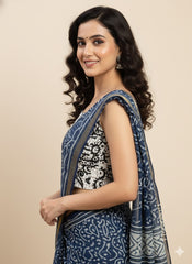 Kantha Hand Stitched Crop Top Blouse