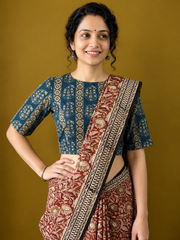 AJRAKH Hand Block Printed Blouse