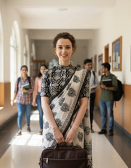 Kalamkari Hand Block Printed Cotton Blouse