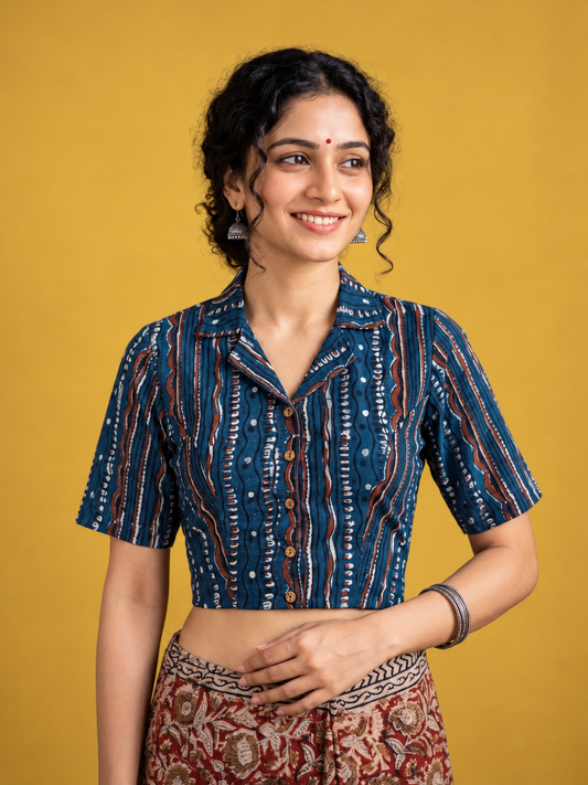 Hand Block Printed Blouse