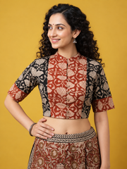Kalamkari Hand Block Printed Blouse